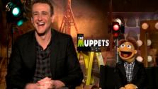Jason Segel and Walter talk to OnTheRedCarpet.com in a press junket for The Muppets. - Provided courtesy of OTRC