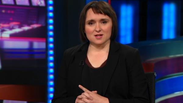 Sarah Vowell appears on The Daily Show on November 18, 2011. - Provided courtesy of Comedy Central Sarah Vowell appears on The Daily Show on November 18, 2011. - Provided courtesy of Comedy Central