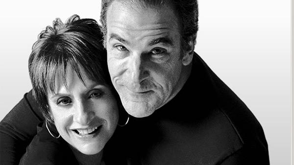 Mandy Patinkin and Patti LuPone appear in a promotional photo for 'An Evening with Patti LuPone and Mandy Patinkin.'