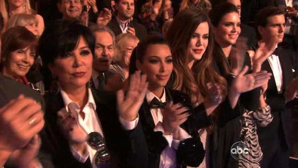 Kim Kardashian appears in the audience of Dancing With The Stars on November 21, 2011. - Provided courtesy of ABC Kim Kardashian appears in the audience of Dancing With The Stars on November 21, 2011. - Provided courtesy of ABC