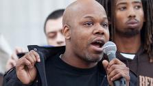 Too Short appears at the Oscar Grant Protest in Oakland, California on Jan. 14, 2009. - Provided courtesy of Thomas Hawk / flickr.com/photos/thomashawk/