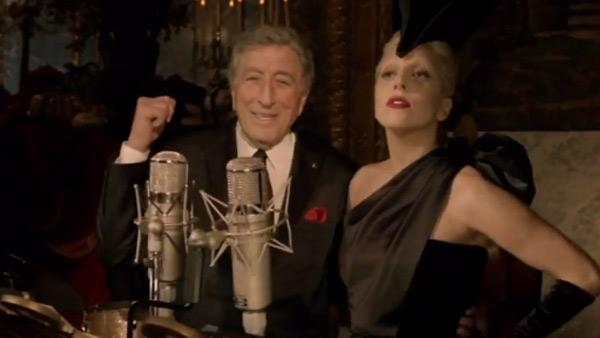 Lady Gaga and Tony Bennett appear in a scene from the ABC special A Very Gaga Thanksgiving, which aired on Nov. 24, 2011. - Provided courtesy of ABC Lady Gaga and Tony Bennett appear in a scene from the ABC special A Very Gaga Thanksgiving, which aired on Nov. 24, 2011. - Provided courtesy of ABC