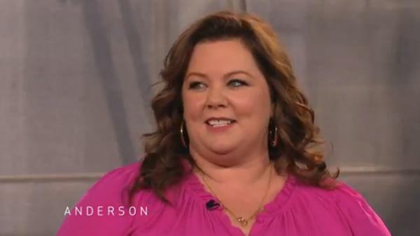 Melissa McCarthy appears on Anderson Coopers daytime series Anderson in an episode that aired on Nov. 28, 2011. - Provided courtesy of Telepictures Productions / Warner Bros. Domestic Television Distribution Melissa McCarthy appears on Anderson Coopers daytime series Anderson in an episode that aired on Nov. 28, 2011. - Provided courtesy of Telepictures Productions / Warner Bros. Domestic Television Distribution