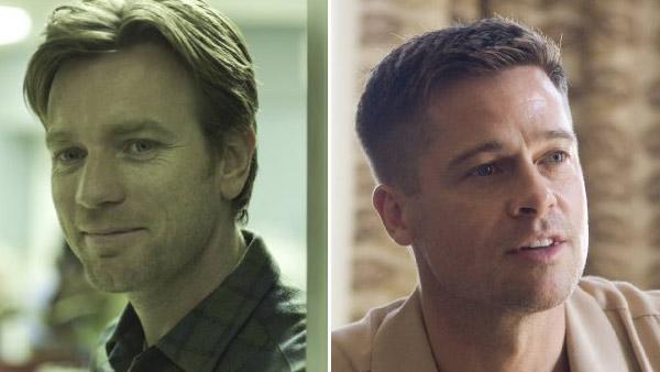 Ewan McGregor appears in a scene from Beginners./Brad Pitt appears in a scene from The Tree of Life. - Provided courtesy of Focus Features/Fox Searchlight Pictures Ewan McGregor appears in a scene from Beginners./Brad Pitt appears in a scene from The Tree of Life. - Provided courtesy of Focus Features/Fox Searchlight Pictures