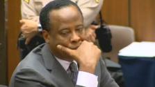 Dr. Conrad Murray appears at his sentencing for involuntary manslaughter in the death of Michael Jackson on Tuesday, Nov. 29, 2011. - Provided courtesy of OTRC