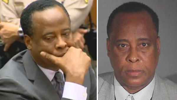 Dr. Conrad Murray appears at his sentencing for involuntary manslaughter in the death of Michael Jackson on Tuesday, Nov. 29, 2011. / Dr. Conrad Murray appears in this mug shot provided by the Los Angeles County Sheriffs Department. - Provided courtesy of OTRC