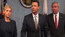 Prosecutor David Walgren reacts to Conrad Murray sentence at a press conference on November 29. - Provided courtesy of none / OTRC