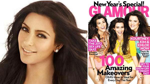 Kim Kardashian appears in a promotional image for Keeping Up With The Kardashians in 2011 / Kim, Kourtney and Khloe Kardashian appear on the cover of Glamour magazines January 2011 issue. - Provided courtesy of E! / Glamour Kim Kardashian appears in a promotional image for Keeping Up With The Kardashians in 2011 / Kim, Kourtney and Khloe Kardashian appear on the cover of Glamour magazines January 2011 issue. - Provided courtesy of E! / Glamour