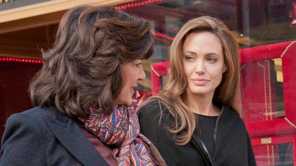 Angelina Jolie appears in a promotional photo for her Nightline interview with Christianne Amanpor to air on Dec. 5, 2011. - Provided courtesy of ABC Angelina Jolie appears in a promotional photo for her Nightline interview with Christianne Amanpor to air on Dec. 5, 2011. - Provided courtesy of ABC