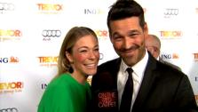 LeAnn Rimes and Eddie Cibrian talk to OnTheRedCarpet.com at the Trevor Projects Trevor Live fundraising event on Sunday, December 4, 2011. - Provided courtesy of OTRC
