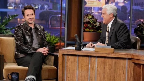 Robert Downey Jr. in an interview on The Tonight Show on December 5, 2011. - Provided courtesy of NBC Robert Downey Jr. in an interview on The Tonight Show on December 5, 2011. - Provided courtesy of NBC