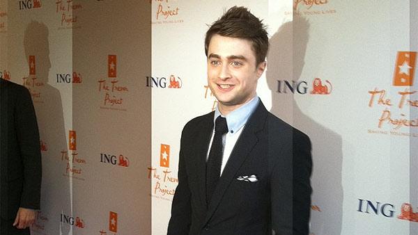 Daniel Radcliffe arrives at the 2011 Trevor Live! ceremony in New York on June 27, 2011.