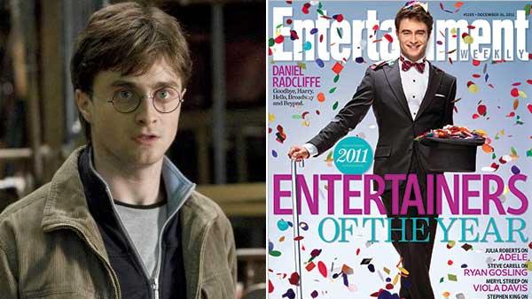 Actor Daniel Radcliffe appears in a scene from Harry Potter and the Deathly Hallows - Part 2 in 2011. / Radcliffe appears on the cover of Entertainment Weekly for Dec. 9, 2011. - Provided courtesy of Warner Bros. / EW Actor Daniel Radcliffe appears in a scene from Harry Potter and the Deathly Hallows - Part 2 in 2011. / Radcliffe appears on the cover of Entertainment Weekly for Dec. 9, 2011. - Provided courtesy of Warner Bros. / EW