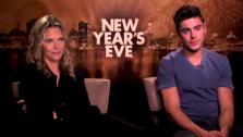 Zac Efron and Michelle Pfieffer talk to OnTheRedCarpet.com in a press junket for New Years Eve. - Provided courtesy of OTRC