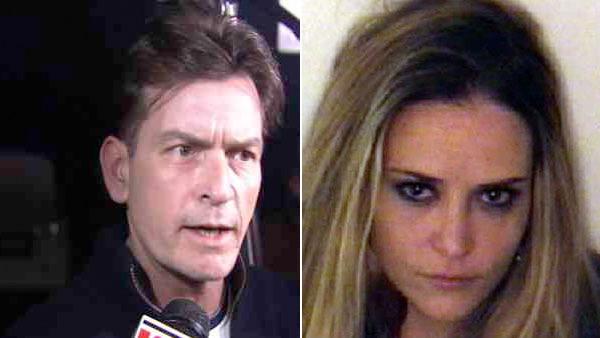 Charlie Sheen talks to OnTheRedCarpet.com in March 2011. / Brooke Muellers December 3, 2011 mugshot, courtesy of the Aspen Police Department. - Provided courtesy of OTRC Charlie Sheen talks to OnTheRedCarpet.com in March 2011. / Brooke Muellers December 3, 2011 mugshot, courtesy of the Aspen Police Department. - Provided courtesy of OTRC
