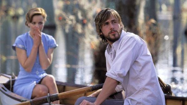 Ryan Gosling and Rachel McAdams appear in a still from the 2004 film, The Notebook. - Provided courtesy of New Line Cinema / Melissa Moseley Ryan Gosling and Rachel McAdams appear in a still from the 2004 film, The Notebook. - Provided courtesy of New Line Cinema / Melissa Moseley