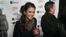 Nina Dobrev of The Vampire Diaries talks to OnTheRedCarpet.com about The Water Project on Dec. 10, 2011. - Provided courtesy of OTRC