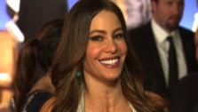 Sofia Vergara talks to OnTheRedCarpet.com after announcing the nominations for the 2012 Golden Globe Awards on Dec. 15, 2011. - Provided courtesy of OTRC