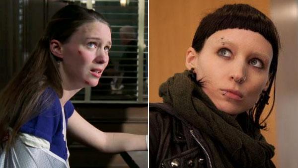 Rooney Mara appears in a scene from the U.S. remake of The Girl With The Dragon Tattoo. / Rooney Mara appears in an episode of Law & Order: SVU in 2006. - Provided courtesy of Columbia TriStar / NBC Rooney Mara appears in a scene from the U.S. remake of The Girl With The Dragon Tattoo. / Rooney Mara appears in an episode of Law & Order: SVU in 2006. - Provided courtesy of Columbia TriStar / NBC
