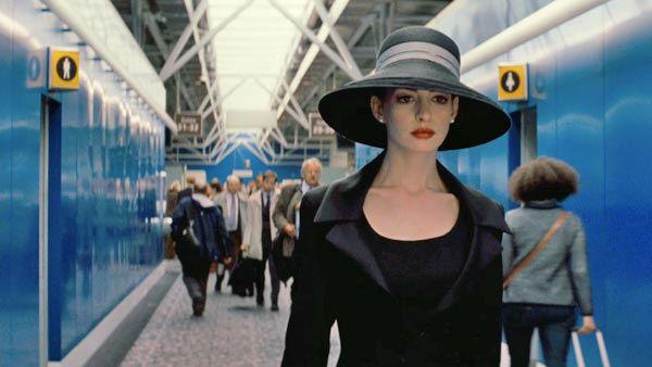 Anne Hathaway in an image from the 2012 film, 'The Dark Knight Rises,' directed by Christopher Nolan.