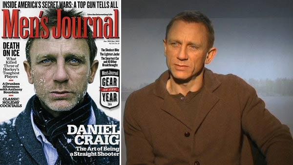 Daniel Craig appears on the cover of Mens Journals January 2012 issue. / Daniel Craig talks about his character in The Girl With the Dragon Tattoo and working with David Fincher in an interview provided by Columbia Pictures in December 2011. - Provided courtesy of Mens Journal / Columbia Pictures Daniel Craig appears on the cover of Mens Journals January 2012 issue. / Daniel Craig talks about his character in The Girl With the Dragon Tattoo and working with David Fincher in an interview provided by Columbia Pictures in December 2011. - Provided courtesy of Mens Journal / Columbia Pictures