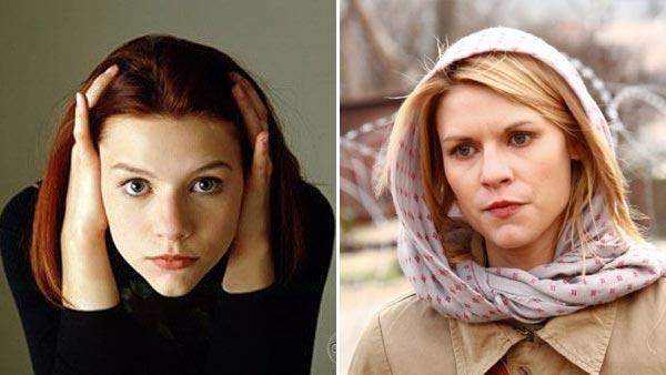 Claire Danes appears in a scene from the 1994 television show 'My So-Called Life.' / Claire Danes appears in a scene from the 2011 show 'Homeland.