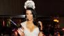 Kim Kardashian appears in a photo posted on her official website on December 31, 2011.