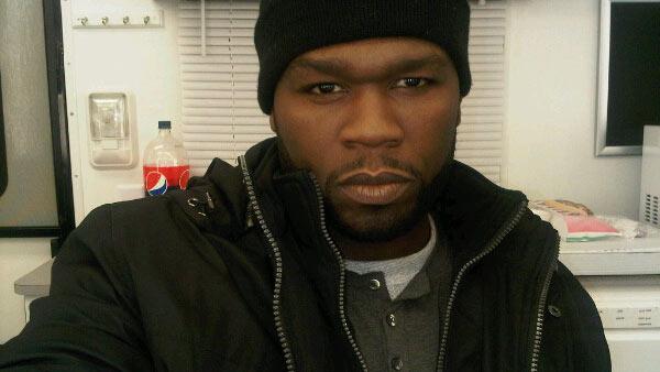 50 Cent in a photo from his official Twitter account posted in late 2010.