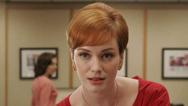 'Mad Men's Christina Hendricks appears in a scene from the AMC series.