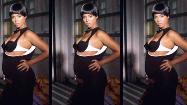 Beyonce in a scene from her music video for 'Countdown.'