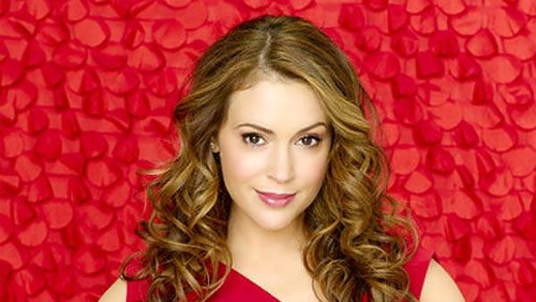 Alyssa Milano in a promotional photo for 'Romantically Challenged.'