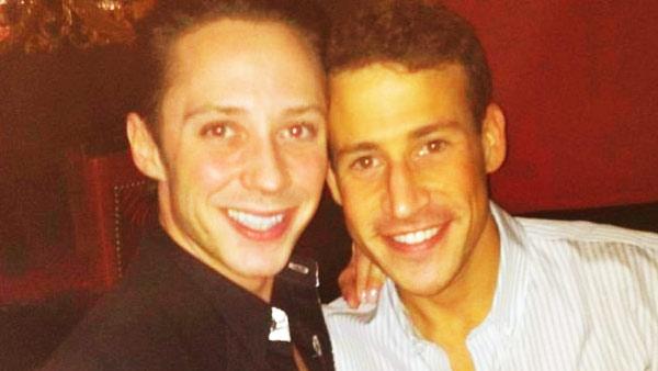 Johnny Weir and his husband Victor Weir-Voronov appear in a photo posted on Zvesdas official Twitter page on December 31, 2011. - Provided courtesy of Twitter.com/Vitya_Zvesda Johnny Weir and his husband Victor Weir-Voronov appear in a photo posted on Zvesdas official Twitter page on December 31, 2011. - Provided courtesy of Twitter.com/Vitya_Zvesda
