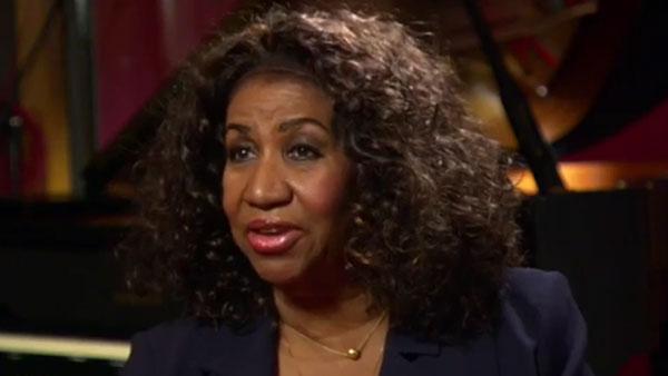 Aretha Franklin appears in an 'Access Hollywood' interview in March 2011.
