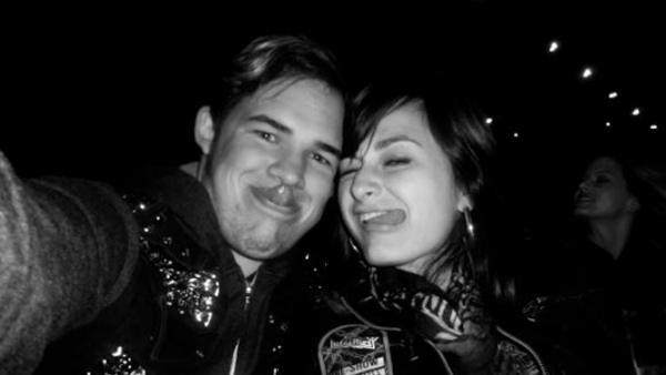 James Durbin and Heidi Lowe attend a Judas Priest concert in November 2011, as seen in this Twitter photo posted by Lowe.