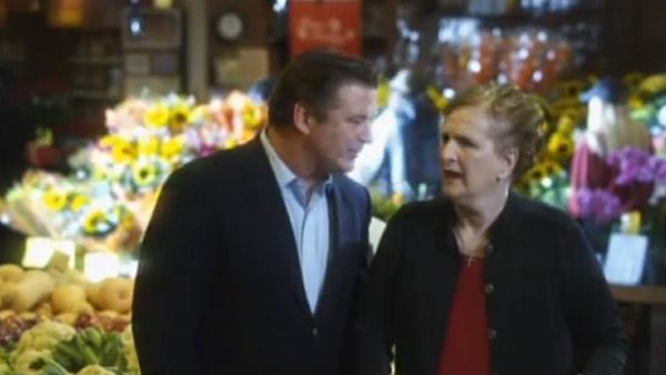 Alec Baldwin and his mother appear in an ad for Wegmans Food Markets in 2010. - Provided courtesy of Wegmans Food Markets Alec Baldwin and his mother appear in an ad for Wegmans Food Markets in 2010. - Provided courtesy of Wegmans Food Markets