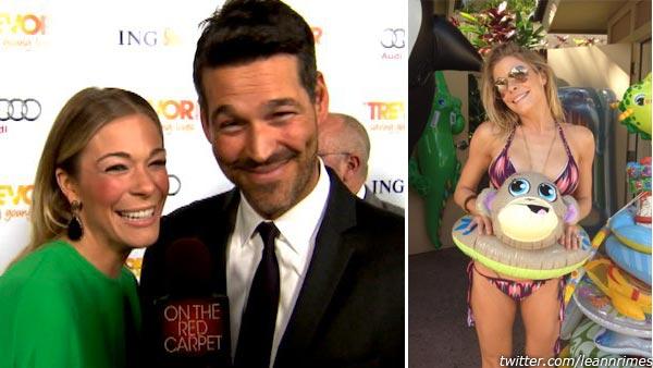 LeAnn Rimes and Eddie Cibrian talk to OnTheRedCarpet.com at the Trevor Projects Trevor Live fundraising event on Sunday, December 4, 2011. / LeAnn Rimes appears in a bikini and childs float in this Jan. 5, 2012 photo posted on her Twitter page. - Provided courtesy of OTRC / twitter.com/#!/leannrimes/status/155058437653413889/photo/1 LeAnn Rimes and Eddie Cibrian talk to OnTheRedCarpet.com at the Trevor Projects Trevor Live fundraising event on Sunday, December 4, 2011. / LeAnn Rimes appears in a bikini and childs float in this Jan. 5, 2012 photo posted on her Twitter page. - Provided courtesy of OTRC / twitter.com/#!/leannrimes/status/155058437653413889/photo/1
