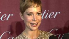 Michelle Williams, who appears in the 2011 film My Week With Marilyn, talks to OnTheRedCarpet.com at the Palm Springs International Film Festival on Jan. 7, 2012. - Provided courtesy of OTRC