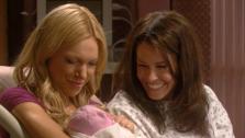 Laura Prepon (left) and Chelsea Handler appear on a 2012 episode of Are You There, Chelsea. - Provided courtesy of NBC