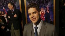 Jeremy Jordan talks to OnTheRedCarpet.coms George Pennochio at the January 9 premiere of his 2012 film Joyful Noise, which hits theaters January 13. - Provided courtesy of none / OTRC