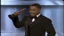 Cuba Gooding Jr. enthusiastically accepted his award for Jerry Maguire at the Academy Awards. - Provided courtesy of Academy Awards / OTRC Videos