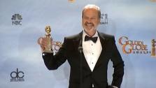 Kelsey Grammer talks to OnTheRedCarpet.com and other press outlets backstage at the Golden Globe Awards on Jan. 15, 2012 in Los Angeles. - Provided courtesy of OTRC
