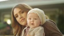Jessica Alba and her daughter Haven appear in a still from her Honest.com video. - Provided courtesy of Honest.com