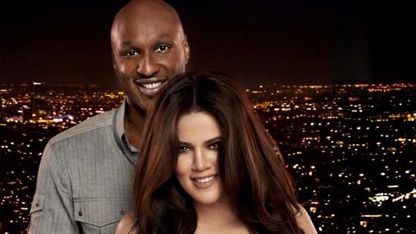 Television personality Khloe Kardashian and husband Lamar Odom appear in a promotional photo for their series Khloe & Lamar. - Provided courtesy of E! Television personality Khloe Kardashian and husband Lamar Odom appear in a promotional photo for their series Khloe & Lamar. - Provided courtesy of E!
