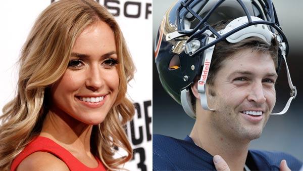 Reality television personality Kristin Cavallari arrives at the launch party for Ubisofts Just Dance 3 video game in Los Angeles, Tuesday, Oct. 4, 2011. / Chicago Bears quarterback Jay Cutler smiles as he talks with teammates, Thursday, Sept. 1, 2011. - Provided courtesy of AP / Matt Sayles / Nam Y. Huh