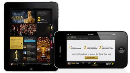 The Oscars app gives movie fans the most exclusive, interactive Oscar Night experience ever.