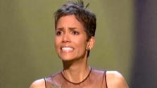 Halle Berry accepts a Best Actress Oscar for Monsters Ball in 2001. - Provided courtesy of Oscar.com