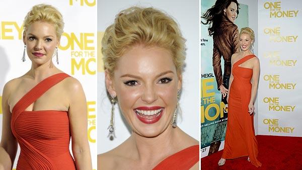 Katherine Heigl attends the One For The Money premiere at the AMC Loews Lincoln Square Theater in New York on Tuesday, Jan. 24, 2012. - Provided courtesy of AP / Evan Agostini