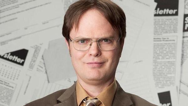 Rainn Wilson appears in a promotional photo for The Office. - Provided courtesy of NBC Rainn Wilson appears in a promotional photo for The Office. - Provided courtesy of NBC