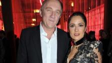 Salma Hayek and husband Francois-Henri Pinault appear at the launch of the 24 Hours Museum in Paris on Jan. 24, 2012, as seen in this photo posted on the facilitys website at 24hoursmuseum.com. - Provided courtesy of 24 Hours Museum
