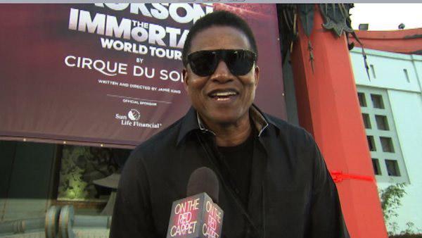 Jackie Jackson talks to OnTheRedCarpet.com at Michael Jackson's hand and footprint ceremony at the Grauman's Chinese Theatre on Jan. 26, 2012.